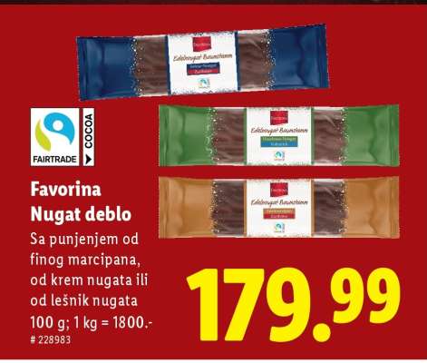 Favorina Nugat deblo