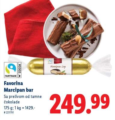 Favorina Marcipan bar