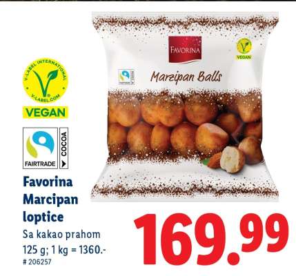 Favorina Marcipan loptice
