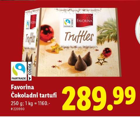 Favorina Čokoladni tartufi