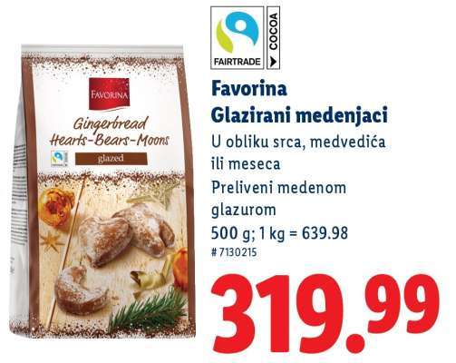 Favorina Glazirani medenjaci