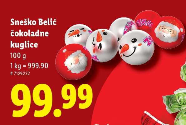 Sneško Belić čokoladne kuglice