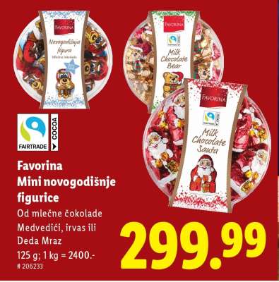Favorina Mini novogodišnje figure