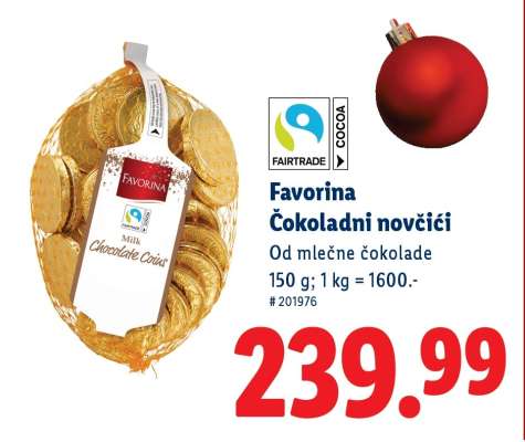 Favorina Čokoladni novčići