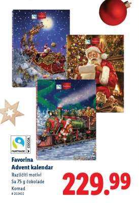 Favorina Advent kalendar