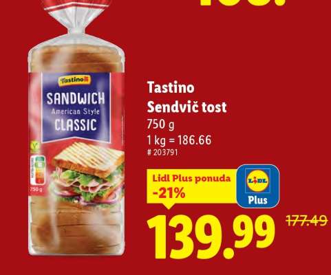 Tastino Sendvič tost