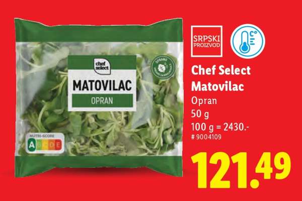 Chef Select Matovilac