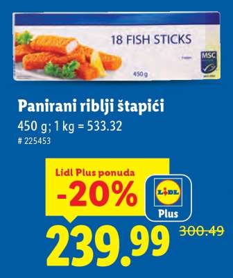 Panirani riblji štapići