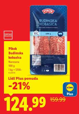 Pikok Budimska kobasica