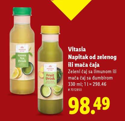 Vitasia Napitak od zelenog ili mača čaja