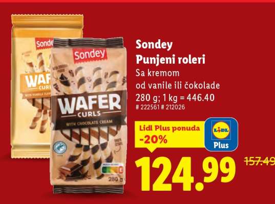 Sondey Punjenje roleri