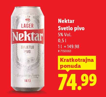 Nektar Svetlo pivo