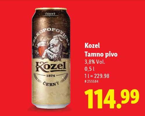Kozel Tamno pivo