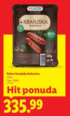 Yuhor Kranjska kobasica