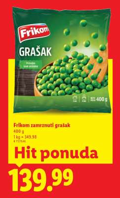 Frikom zamrznuti grašak