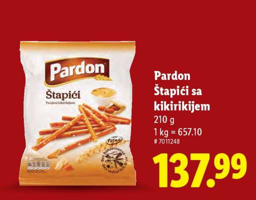 Pardon Štapići sa kikirikijem
