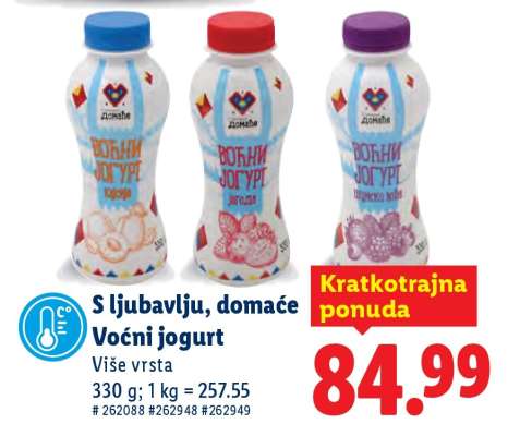 VOĆNI JOGURT
