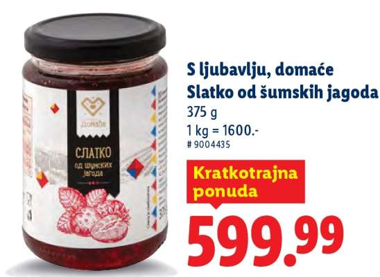 SLATKO OD ŠUMSKIH JAGODA