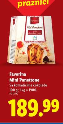 Favorina Mini Panettone