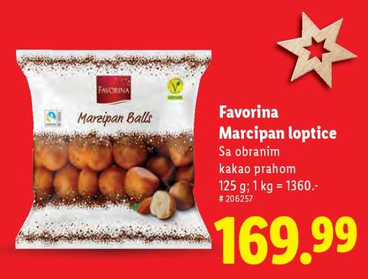 Favorina Marcipan loptice