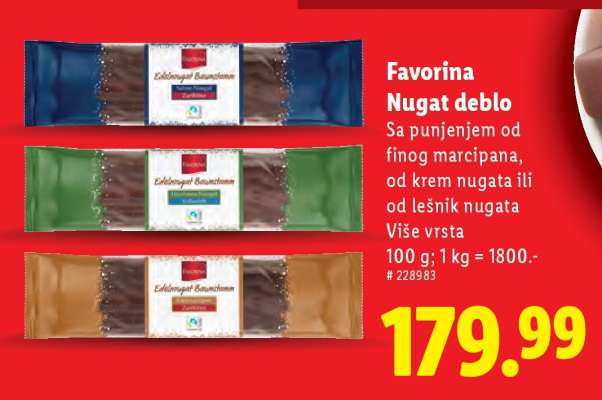 Favorina Nugat deblo