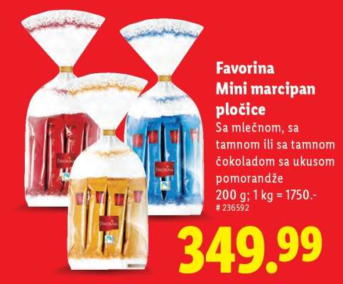 Favorina Mini marcipan pločice