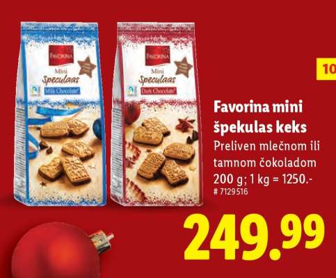 Favorina mini špekulas keks