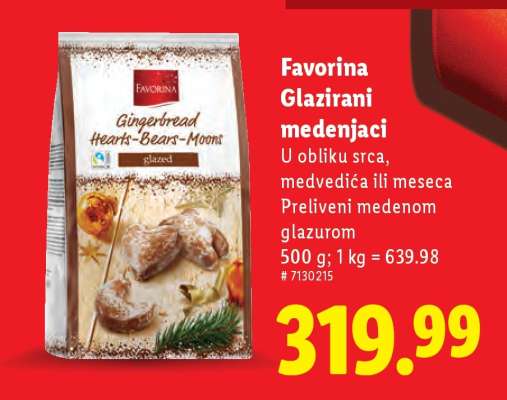 Favorina Glazirani medenjaci