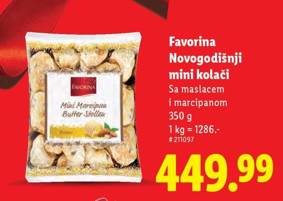 Favorina Novogodišnji mini kolači