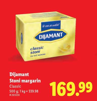Dijamant Stoni margarin