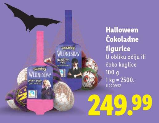 Halloween Čokoladne figurice