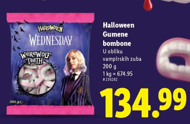 Halloween Gumene bombone