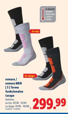 esmera / esmera MEN Termo funkcionalne čarape