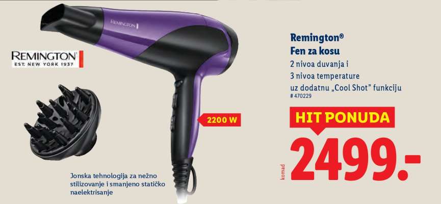 Remington Fen za kosu