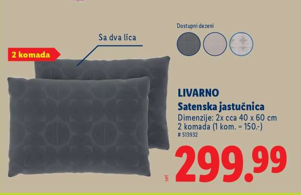 LIVARNO Satenska jastučnica