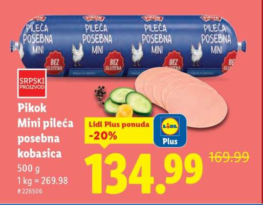 Pikok Mini pileća posebna kobasica