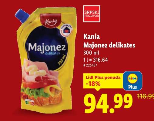 Kania Majonez delikates