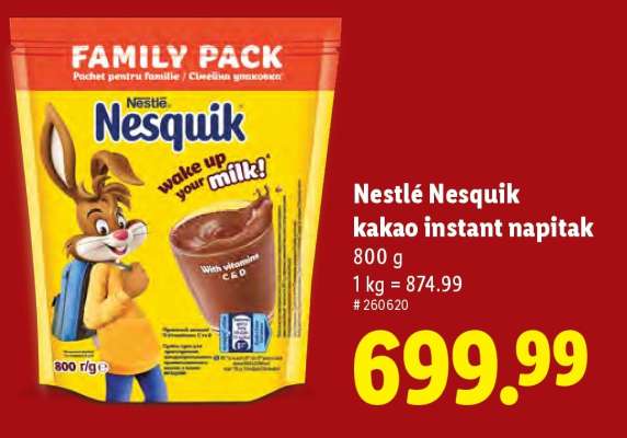 Nestlé Nesquik kakao instant napitak