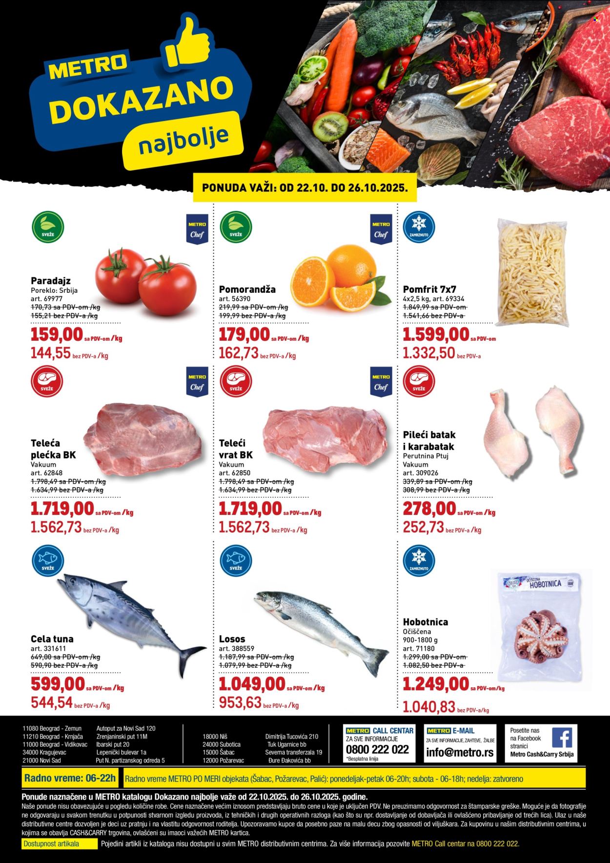 Metro katalog - 22.10.2025 - 26.10.2025. Stranica 1