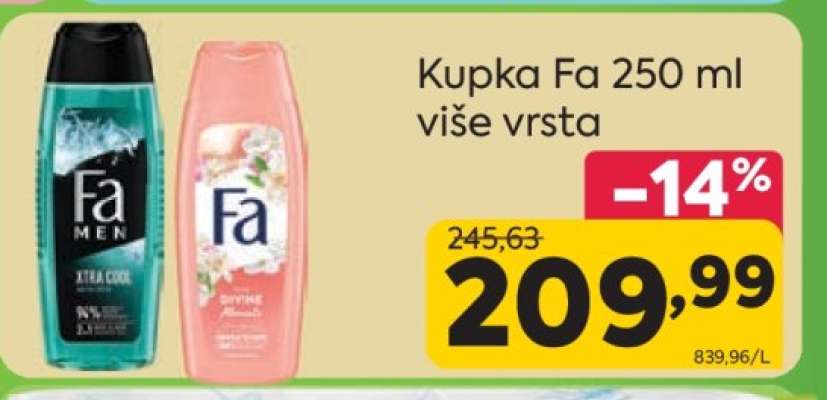 Kupka Fa 250 ml više vrsta