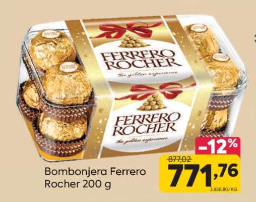 Bombonjera Ferrero Rocher 200 g