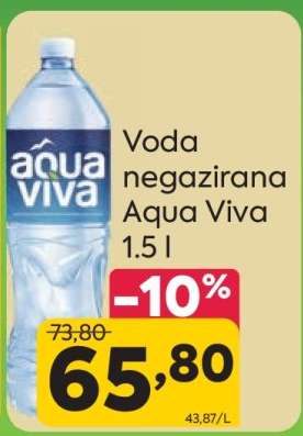 Voda negazirana Aqua Viva 1.5 l