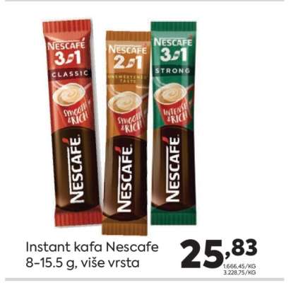 Instant kafa Nescafe