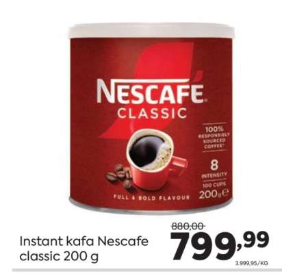 Instant kafa Nescafe classic 200 g