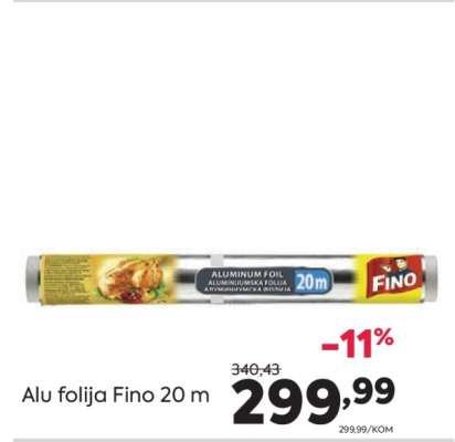 Alu folija Fino 20 m