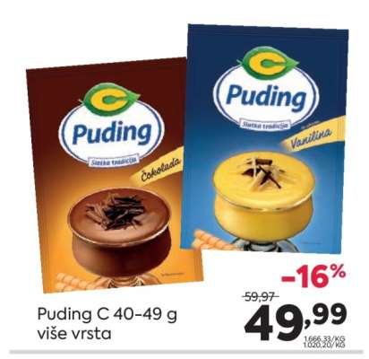 Puding C 40-49 g