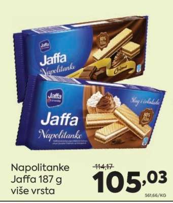 Napolitanke Jaffa 187 g više vrsta