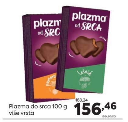 Plazma do srca 100 g više vrsta