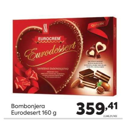 Bombonjera Eurodesert 160 g