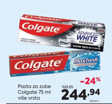 Pasta za zube Colgate 75 ml više vrsta